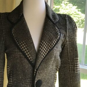 Louis Verdad patchwork wool blazer